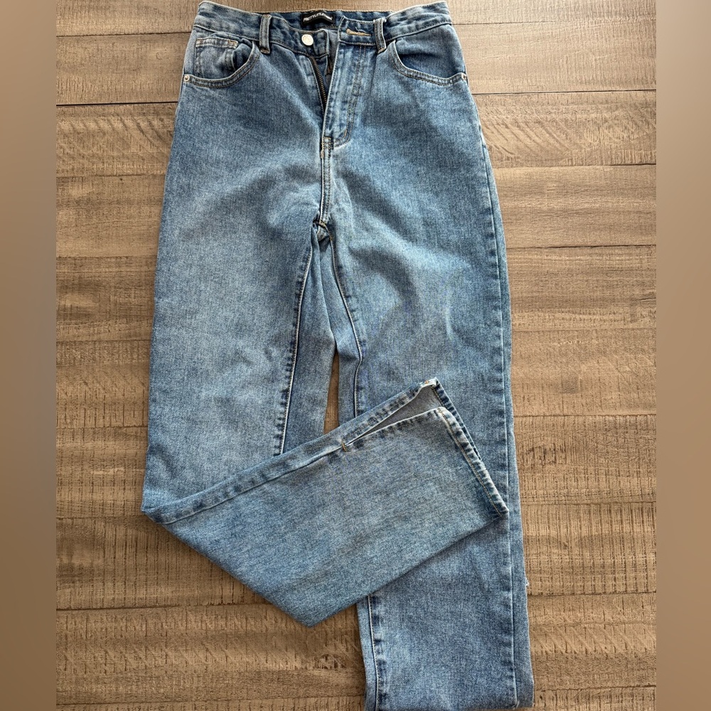 PretttLittleThing Blue Jeans